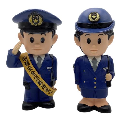 埼玉県警察 わたしたちの街のおまわりさん人形 貯金箱 本体のみ 1994年製 @