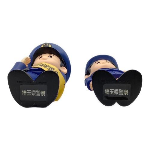 埼玉県警察 わたしたちの街のおまわりさん人形 貯金箱 本体のみ 1994年製 @