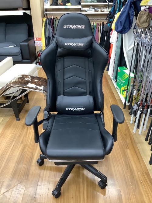 GTRACING (ジーティーレーシング) ゲーミングチェア ブラック 1人掛け GT901