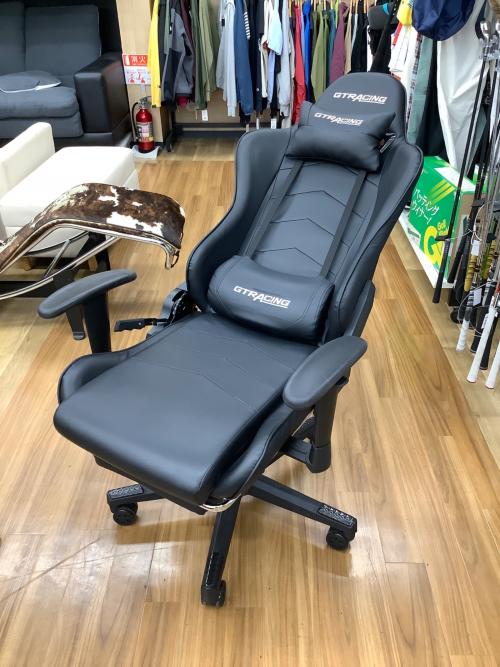 GTRACING (ジーティーレーシング) ゲーミングチェア ブラック 1人掛け GT901