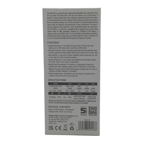 OLIGHT (オーライト) 懐中電灯 WARRIOR3