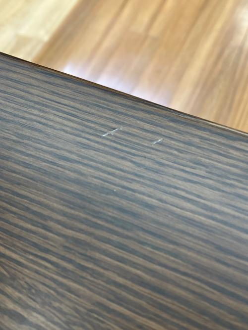 浜本工芸 (ハマモトコウゲイ) ダイニング3点セット 44 ブラウン×グレー