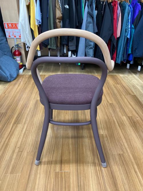 秋田木工 (アキタモッコウ) アームチェアー ナチュラル×ブラウン AGITA magekko