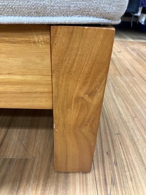 UNICO (ウニコ) オットマン 幅555　ブラウン×ベージュ BREATH