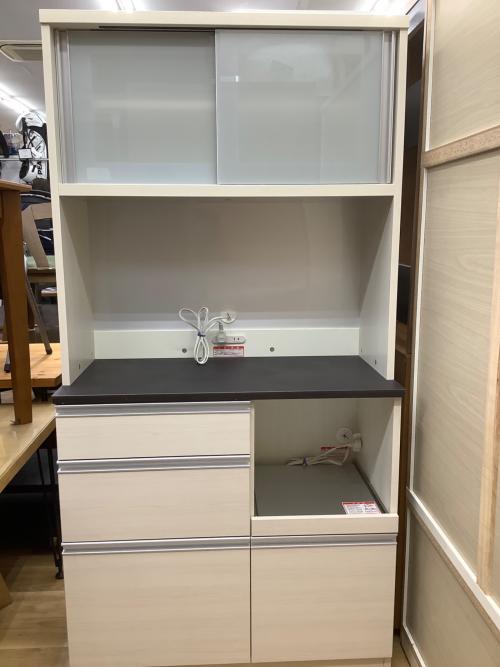 2枚扉レンジボード ナチュラル