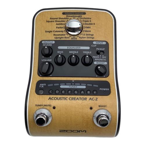 ZOOM (ズーム) アコースティックエフェクター AC-2