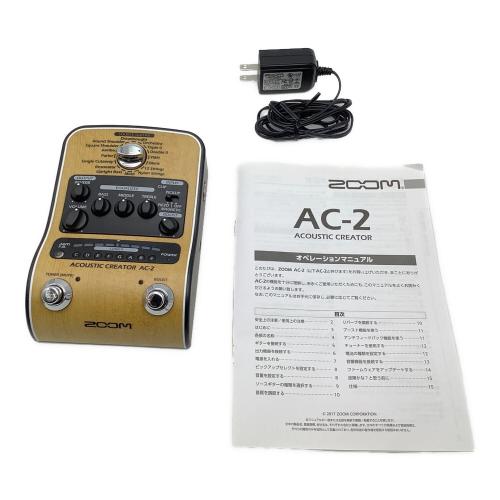 ZOOM (ズーム) アコースティックエフェクター AC-2