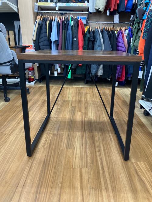 ニトリ ダイニング3点セット DT ステイン 70 ブラック×ブラウン