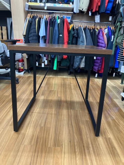 ニトリ ダイニング3点セット DT ステイン 70 ブラック×ブラウン