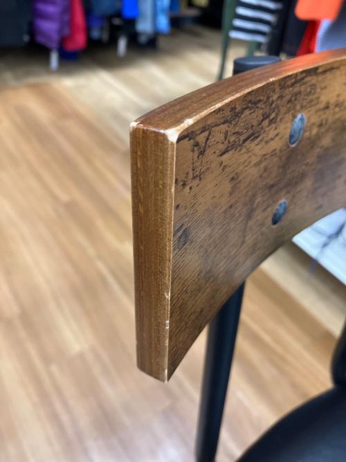 ニトリ ダイニング3点セット DT ステイン 70 ブラック×ブラウン