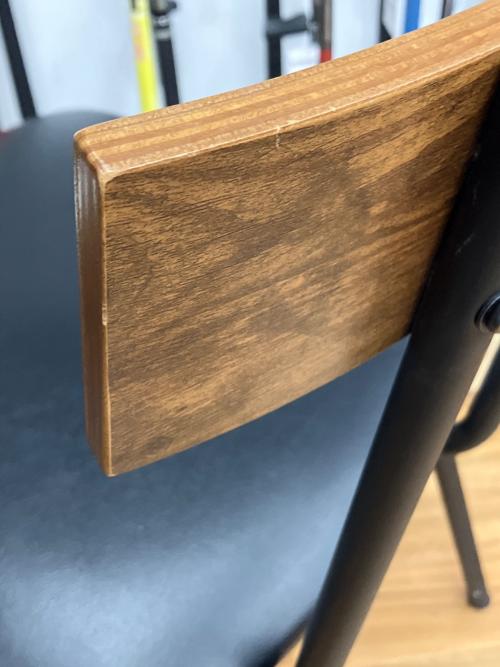 ニトリ ダイニング3点セット DT ステイン 70 ブラック×ブラウン