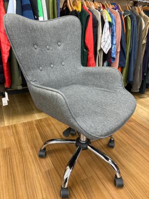 LOWYA (ロウヤ) ファブリックオフィスチェア グレー