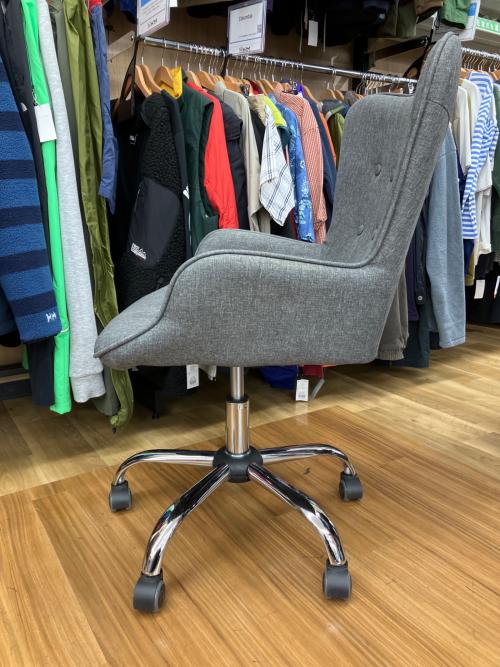 LOWYA (ロウヤ) ファブリックオフィスチェア グレー