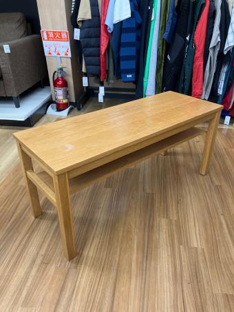 無印良品 (ムジルシリョウヒン) 無垢材ベンチ 15-892419 ブラウン