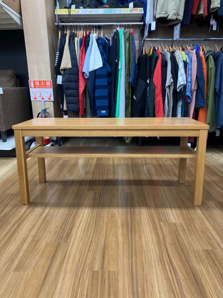 無印良品 (ムジルシリョウヒン) 無垢材ベンチ 15-892419 ブラウン