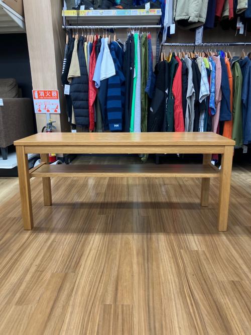 無印良品 (ムジルシリョウヒン) 無垢材ベンチ 15-892419 ブラウン