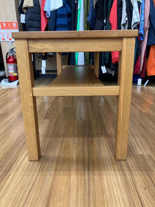 無印良品 (ムジルシリョウヒン) 無垢材ベンチ 15-892419 ブラウン