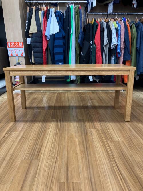 無印良品 (ムジルシリョウヒン) 無垢材ベンチ 15-892419 ブラウン