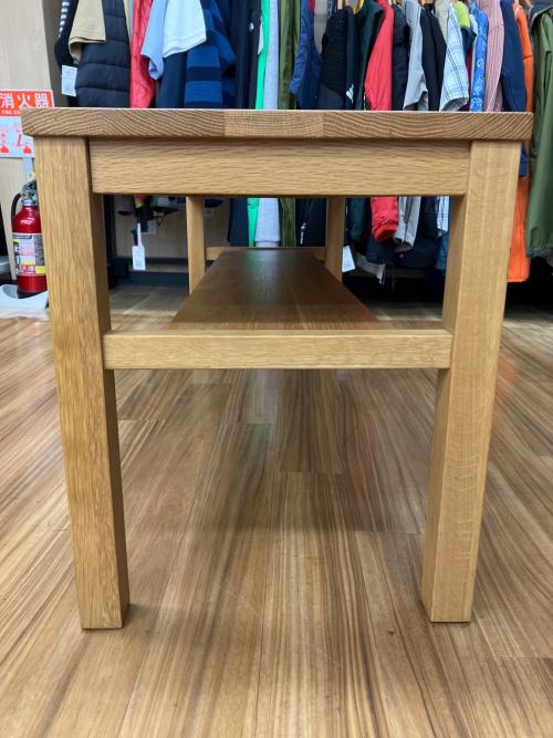 無印良品 (ムジルシリョウヒン) 無垢材ベンチ 15-892419 ブラウン