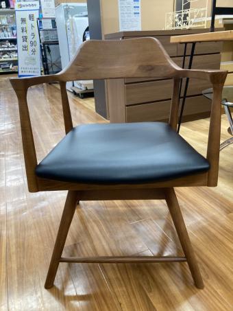 関家具 (セキカグ) ダイニングチェアー　ブラック×ブラウン ROGERⅡ