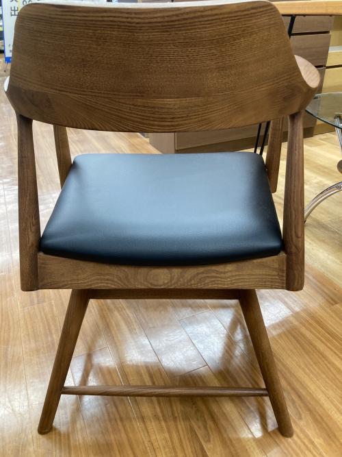 関家具 (セキカグ) ダイニングチェアー　ブラック×ブラウン ROGERⅡ