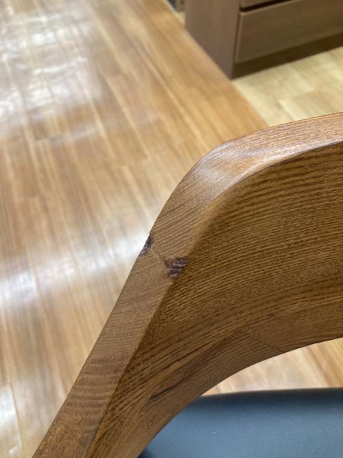 関家具 (セキカグ) ダイニングチェアー　ブラック×ブラウン ROGERⅡ