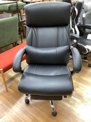 ニトリ オフィスチェア OC702 フットレスト付　ブラック