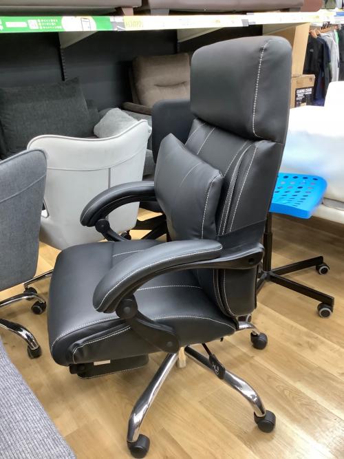 ニトリ オフィスチェア OC702 フットレスト付  ブラック