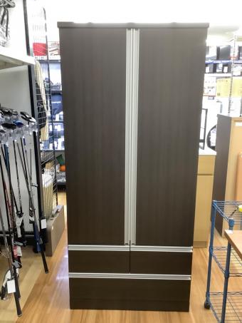 ニトリ　ワードローブ  ブラウン