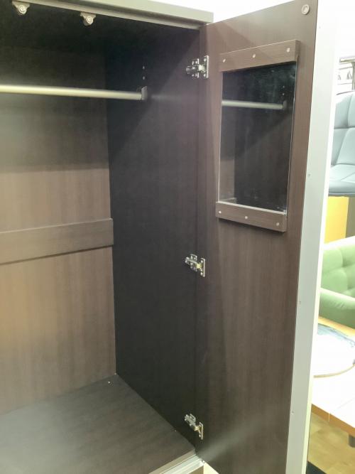 ニトリ　ワードローブ  ブラウン