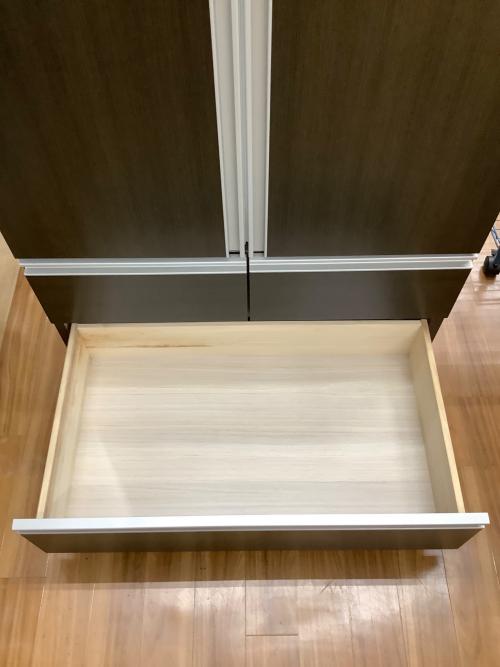 ニトリ　ワードローブ  ブラウン