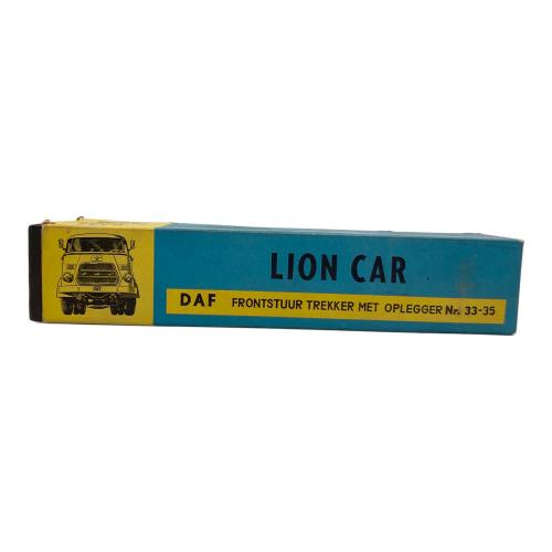LION CAR DAF Frontstuur Trekker Met Oplegger Nr.33-35 ダイキャストカー