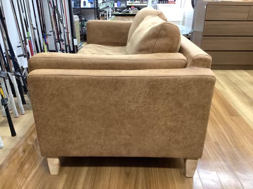 2人掛けソファー  ブラウン