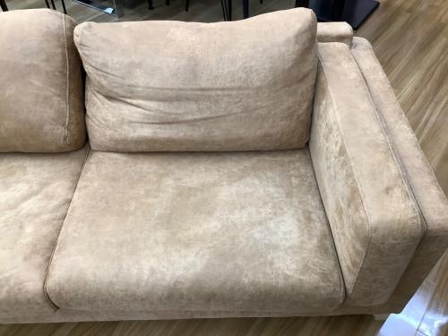 2人掛けソファー  ブラウン