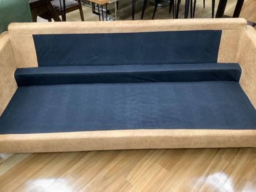 2人掛けソファー  ブラウン