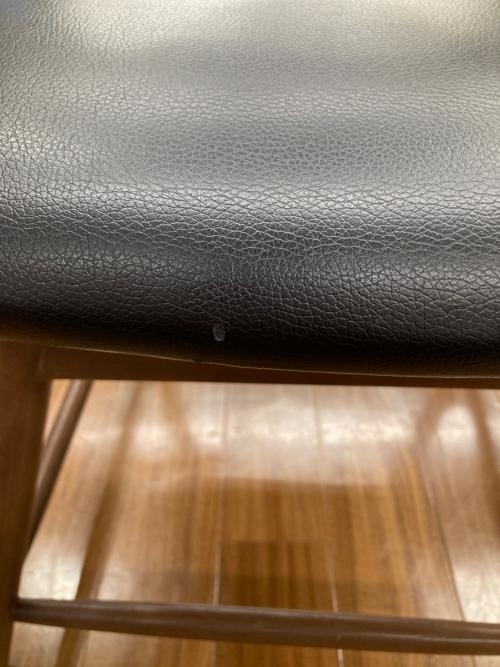 関家具 (セキカグ) ダイニングチェアー ブラック×ブラウン ROGERⅡ