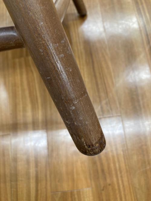 関家具 (セキカグ) ダイニングチェアー ブラック×ブラウン ROGERⅡ