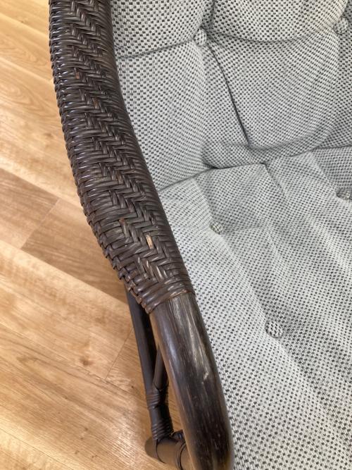 KAZAMA (カザマ) アームチェア フェルテ  スカイブルー