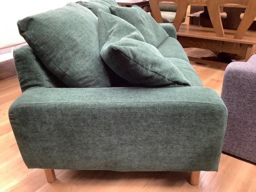 cotan 2人掛けソファー  グリーン Ｎoemi 2S