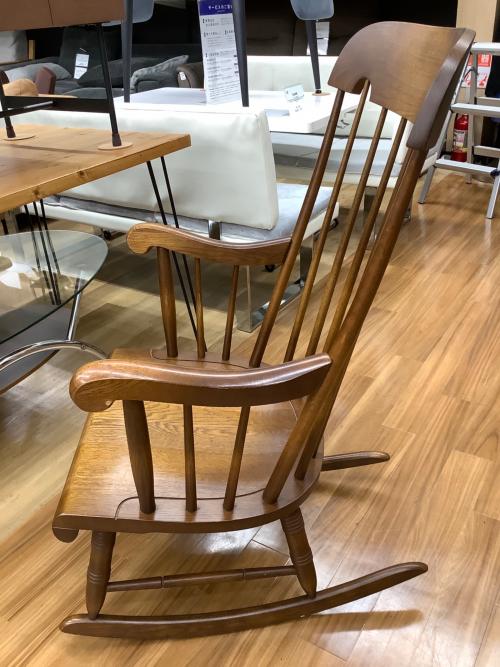 飛騨産業 (ヒダサンギョウ) ロッキングチェアー ブラウン