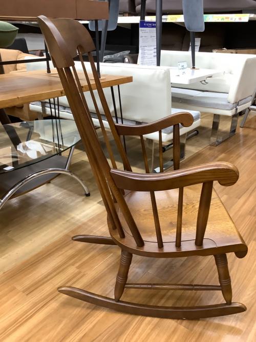 飛騨産業 (ヒダサンギョウ) ロッキングチェアー ブラウン