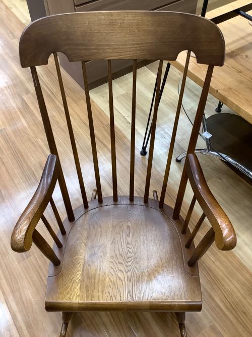 飛騨産業 (ヒダサンギョウ) ロッキングチェアー ブラウン