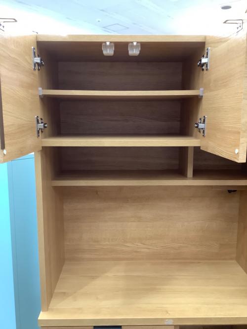 ニトリ キッチンボード ETONA-90KB-LBR2 ナチュラル エトナ