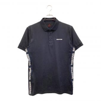 BRIEFING (ブリーフィング) ゴルフウェア(トップス) BRG231M05 RBAN COLLECTION MENS SIDE LOGO LINE POLO メンズ SIZE L ネイビー