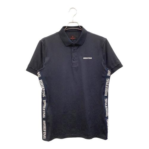 BRIEFING (ブリーフィング) ゴルフウェア(トップス) BRG231M05 RBAN COLLECTION MENS SIDE LOGO LINE POLO メンズ SIZE L ネイビー