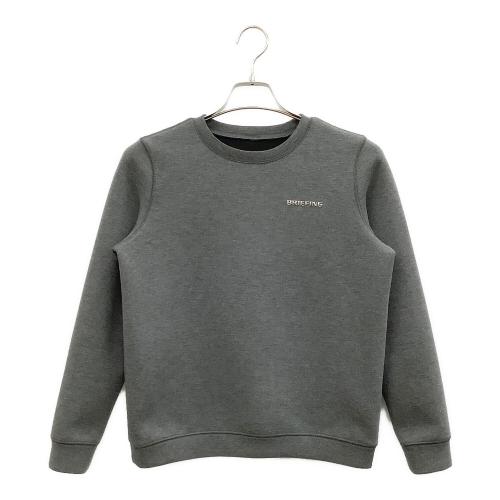 BRIEFING (ブリーフィング) ゴルフウェア(トップス) BRG223W50 スウェット メンズ SIZE M グレー