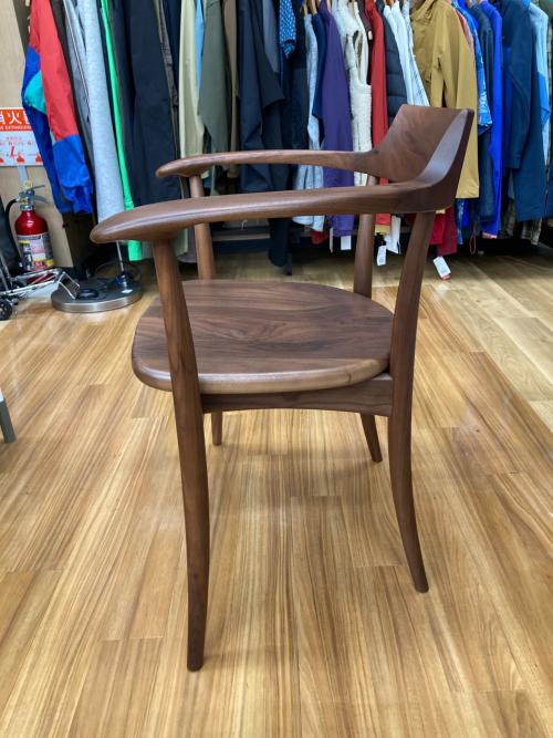 飛騨家具 (ヒダカグ) アームチェアー ダークブラウン CRESCENT