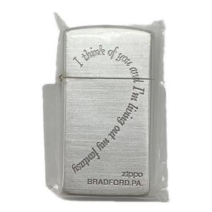 ZIPPO 2005年製 ハートメッセージ スリムライター