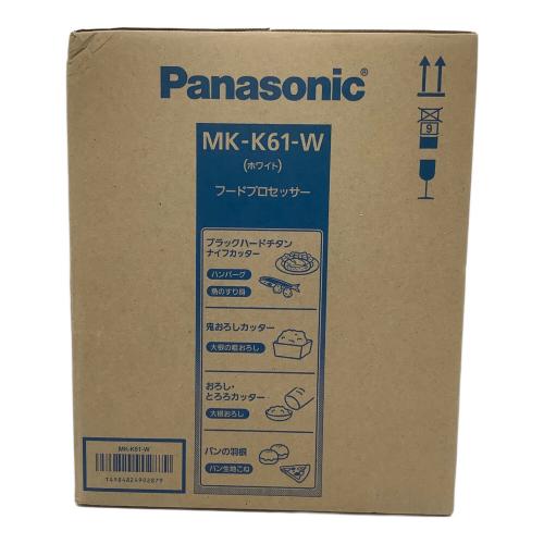Panasonic (パナソニック) フードプロセッサー MK-K61-W