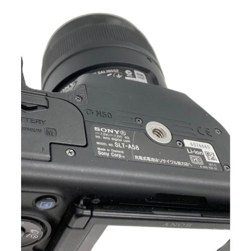 SONY (ソニー) デジタル一眼レフカメラ SLT-A58